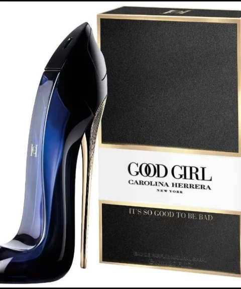 Carolina Herrera Good Girl EDP 80 ml vapo – flacone a forma di stiletto blu su sfondo bianco