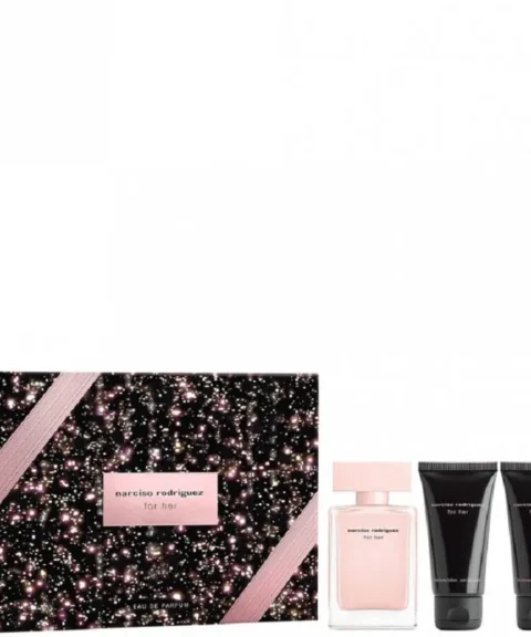 NARCISO RODRIGUEZ COF.FOR HER EDP 100ML+B/L 50 ML+PURSE 10ML