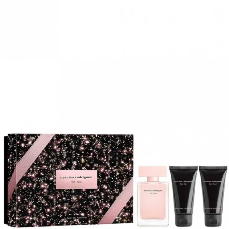NARCISO RODRIGUEZ COF.FOR HER EDP 100ML+B/L 50 ML+PURSE 10ML